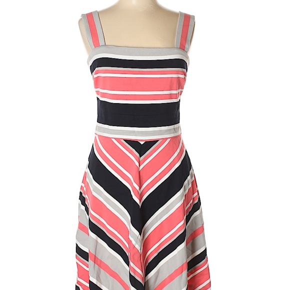 Milly for Banana Republic A-line Striped Dress - Picture 3 of 11